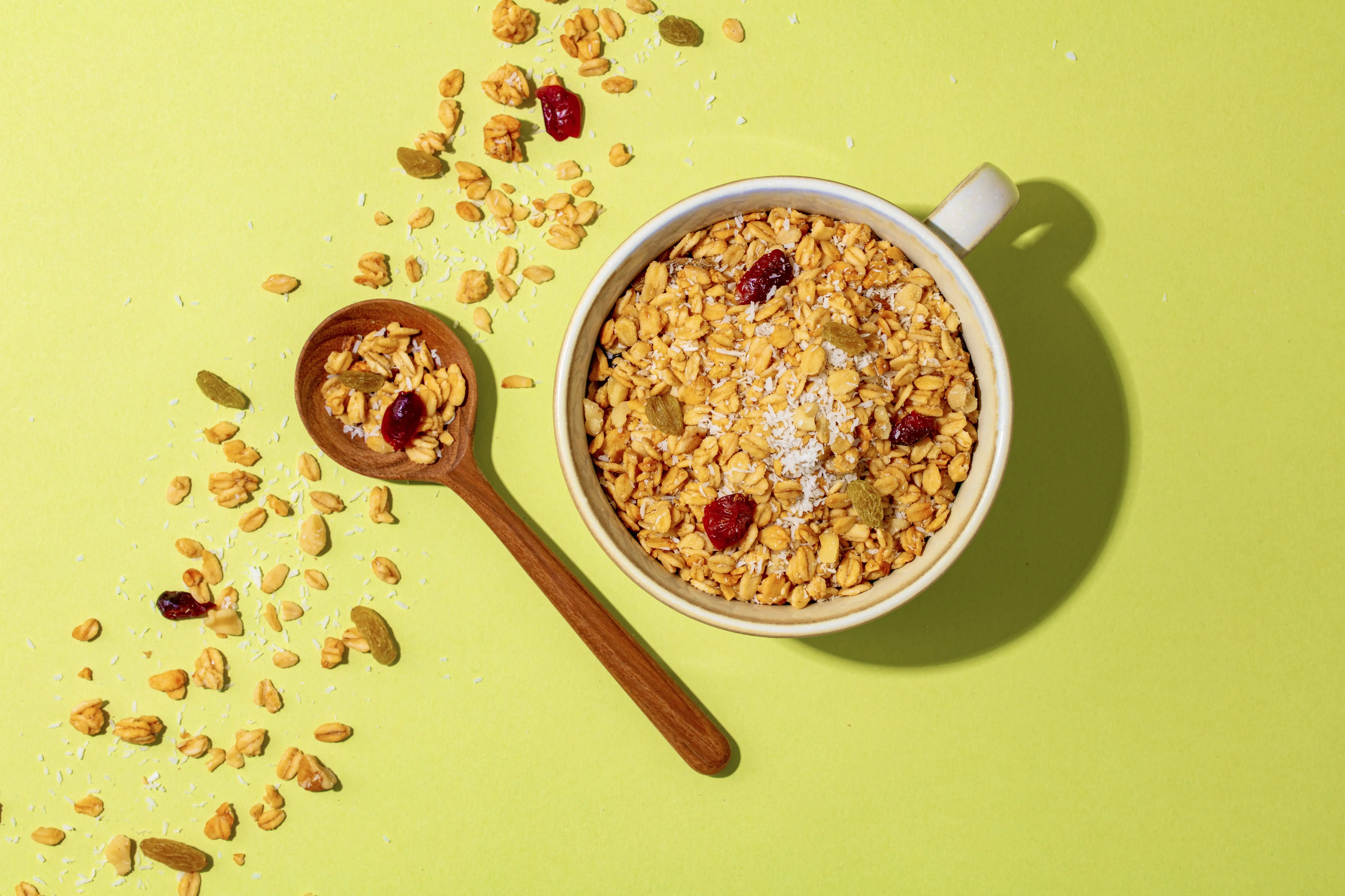 整粒甜酒果仁麦片